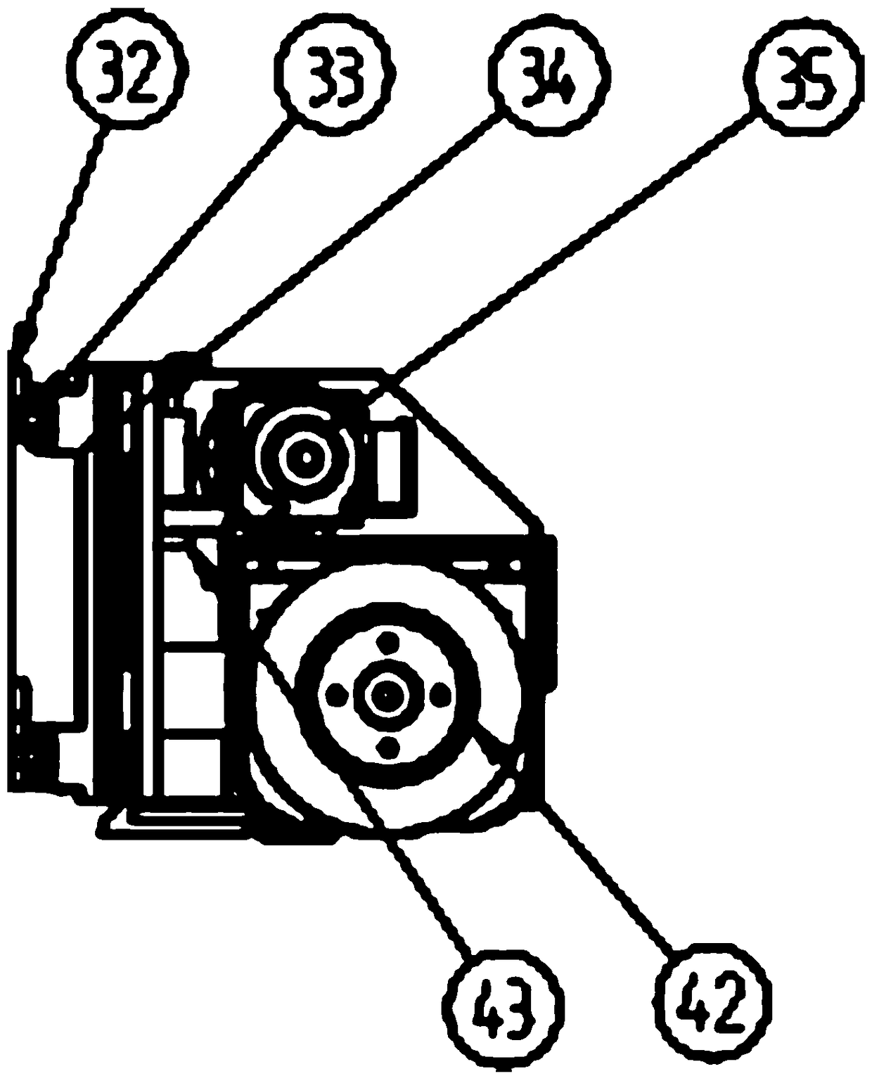 A railway rail profile repair vehicle, its repair method and corresponding equipment