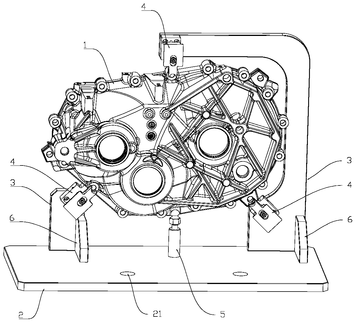 Auxiliary detection device of three-coordinate measuring machine