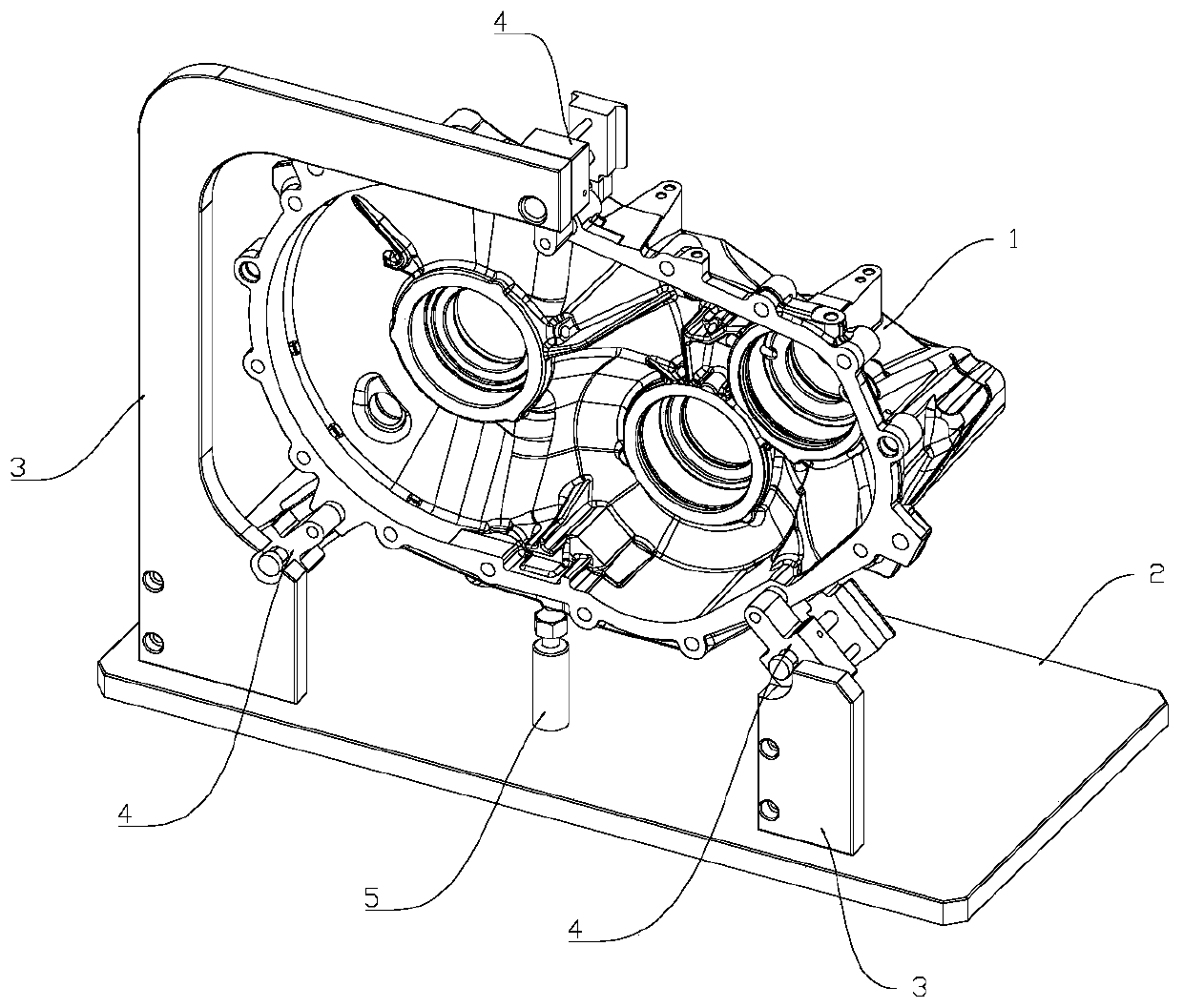 Auxiliary detection device of three-coordinate measuring machine