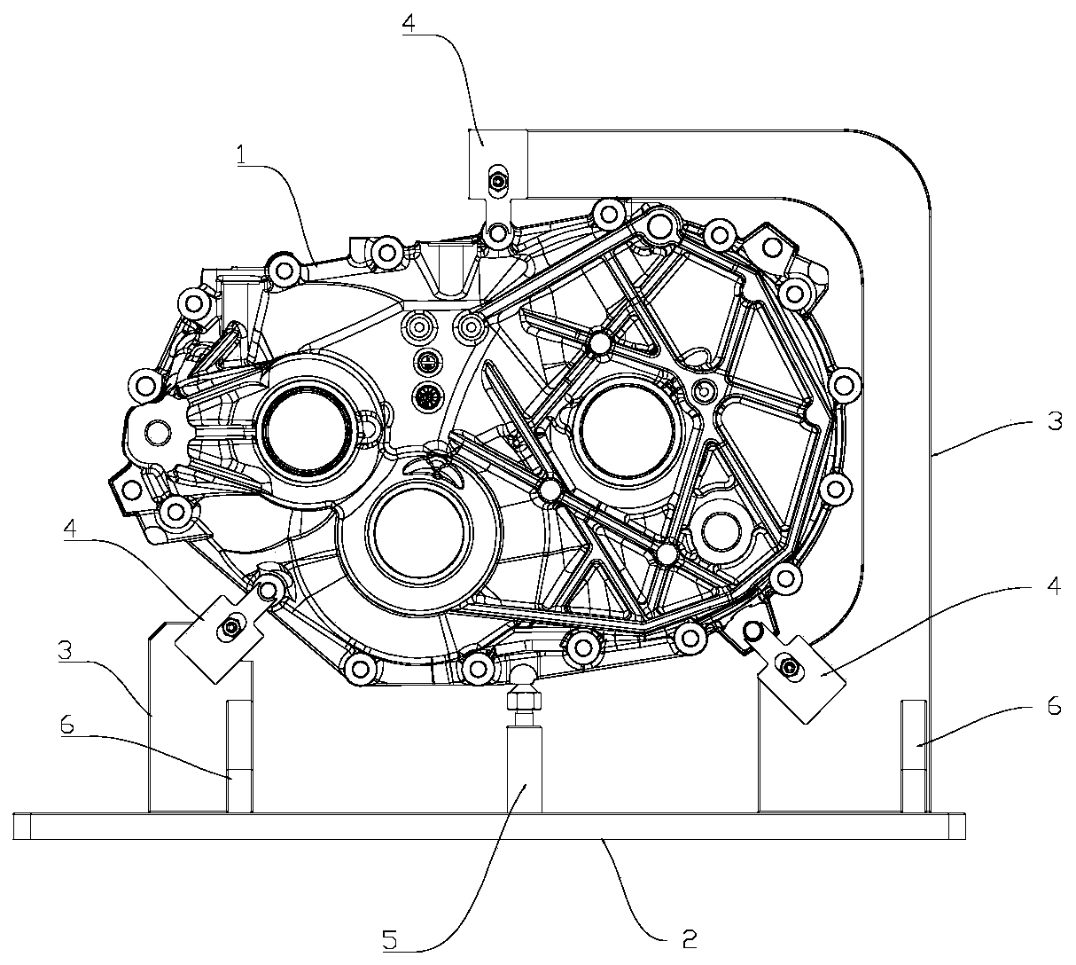 Auxiliary detection device of three-coordinate measuring machine