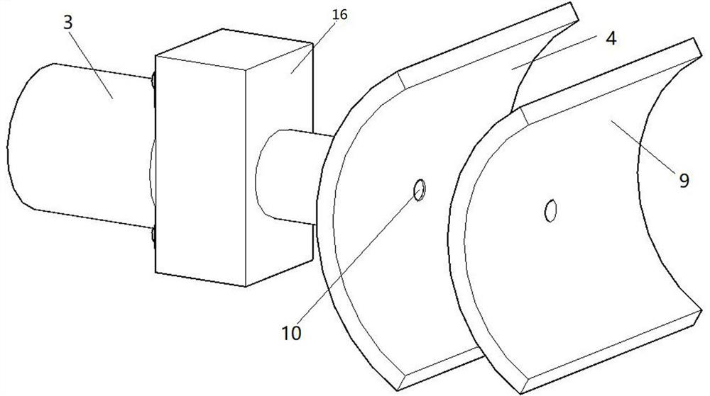 A mobile device for steel pipe welding of steel pipe tower