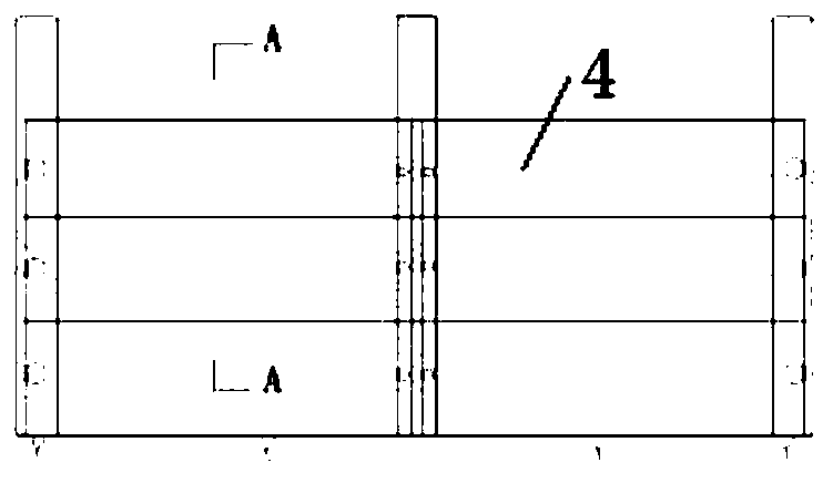 Wall surface structure of vibration absorbing and sound attenuating stilling pond