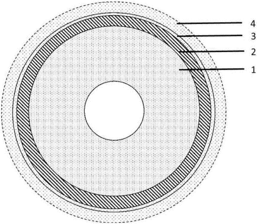 A special refractory rubber hose for controllable expansion oil field and its preparation method