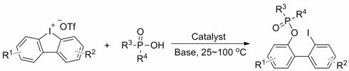 A new method for preparing 2'-iodo[1,1'-biaryl]-2-organophosphonate compounds