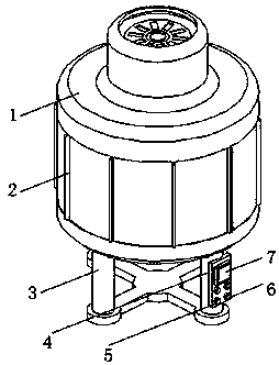 High-controllability industrial cooling tower