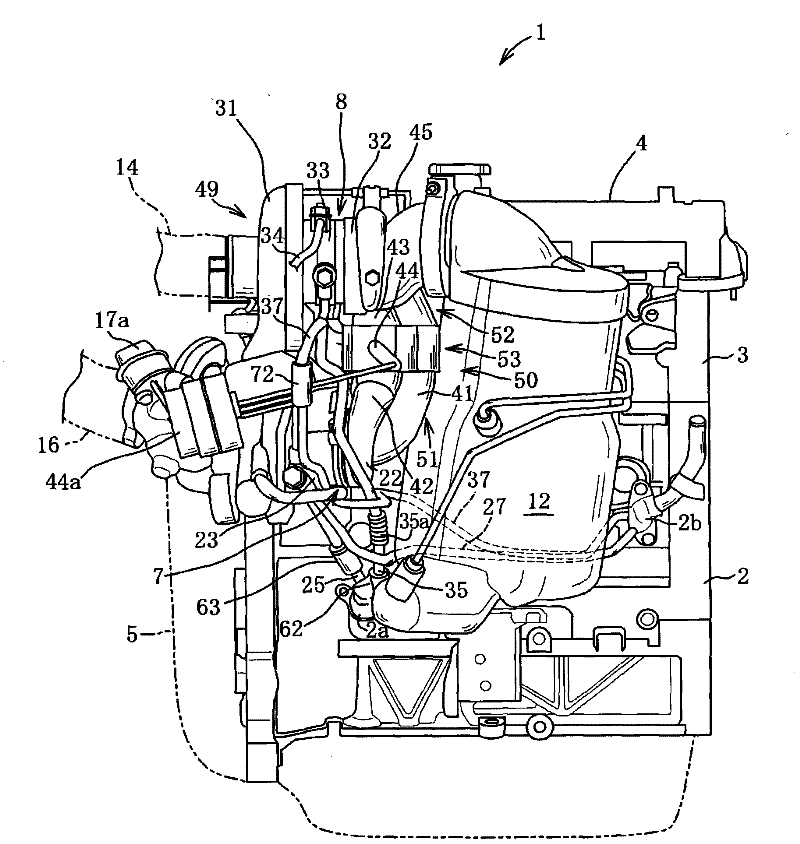 Turbo-charging apparatus for vehicle engine