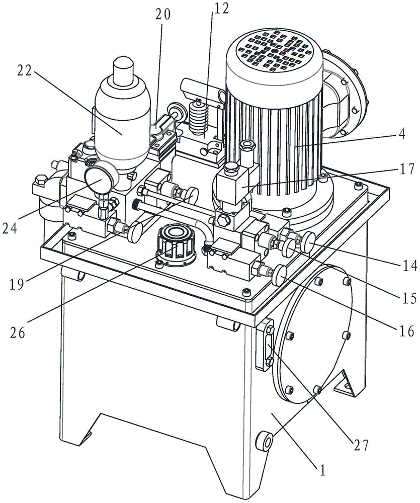A pressure-holding hydraulic system with multi-stage braking function