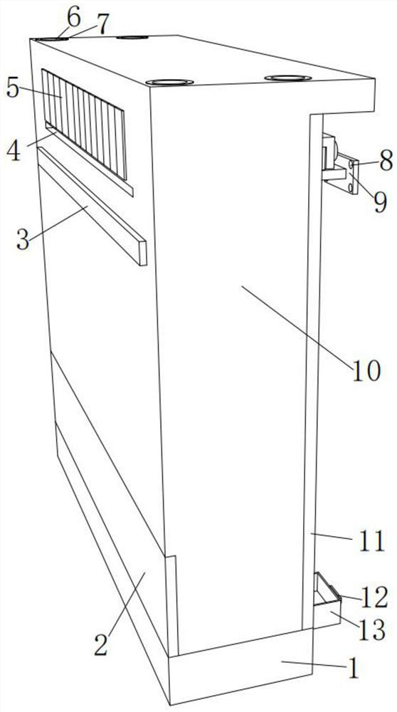 A building decorative curtain wall with thermal insulation structure that is convenient for paving