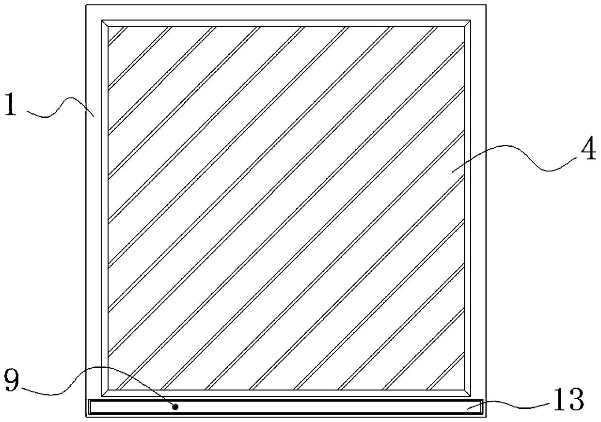 Novel energy-saving fireproof dimming glass