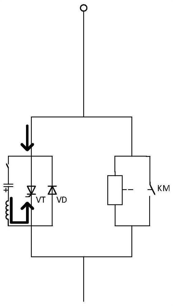 Three-phase imbalance phase-change switch