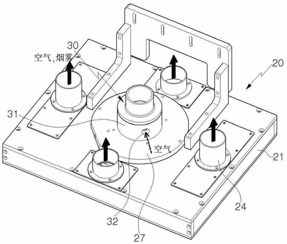 Laser and air suction hole dual-purpose laser processing scanning head