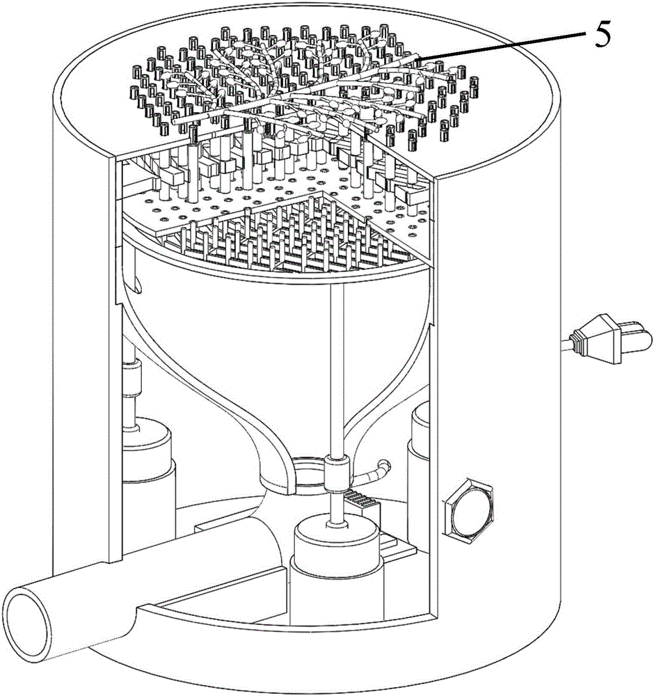 Magnetic seal grain adsorption fixing device and use method