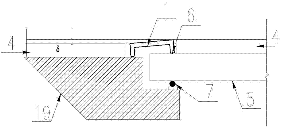 Ballastless track stiffness adjustment device