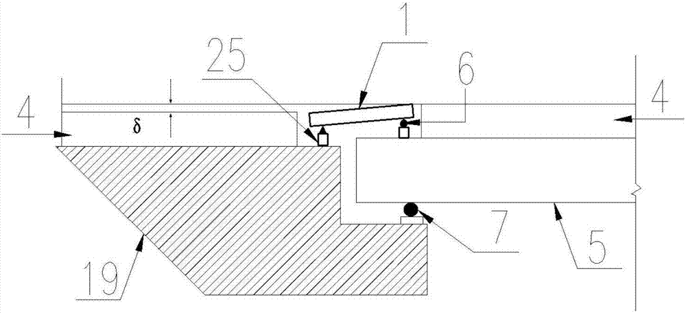 Ballastless track stiffness adjustment device