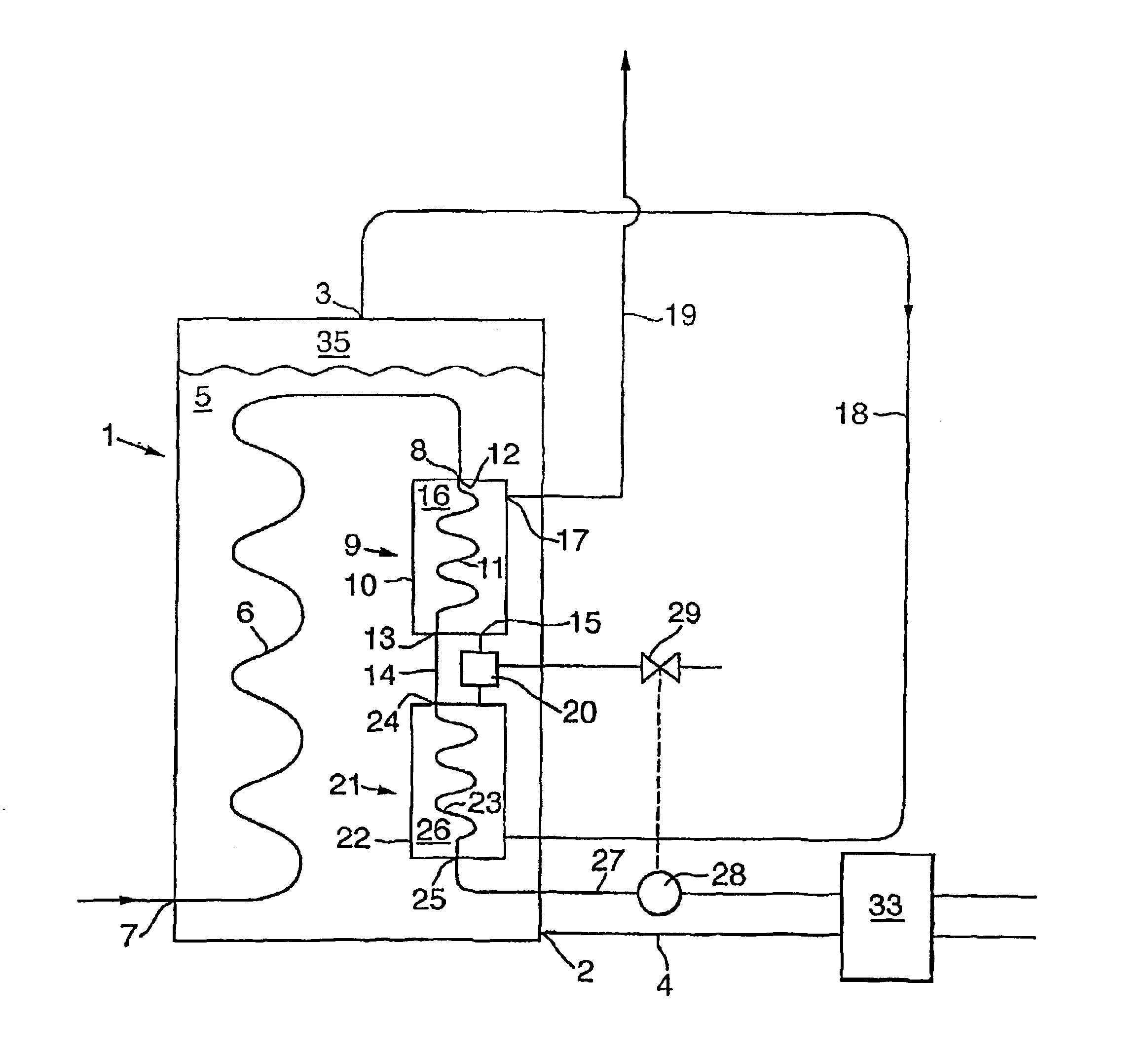 Process for heating system