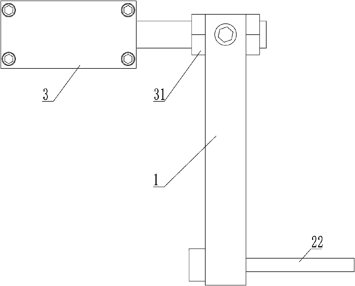 Material blocking device for optical coupling laser marking machine