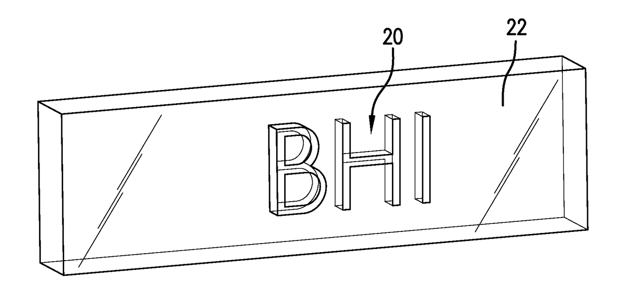 Additive manufacturing part identification method and part