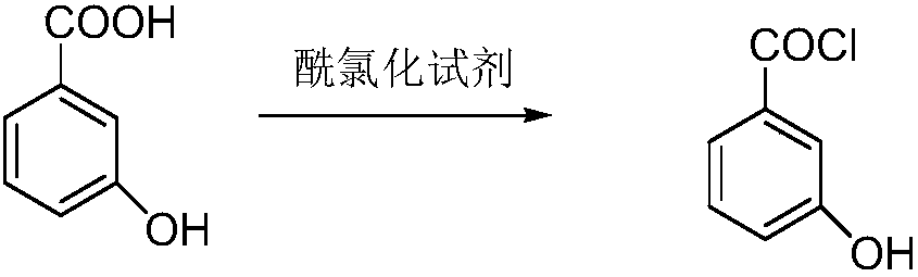 Method for synthesizing m-hydroxybenzaldehyde