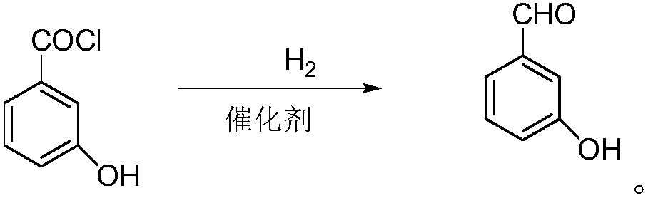 Method for synthesizing m-hydroxybenzaldehyde