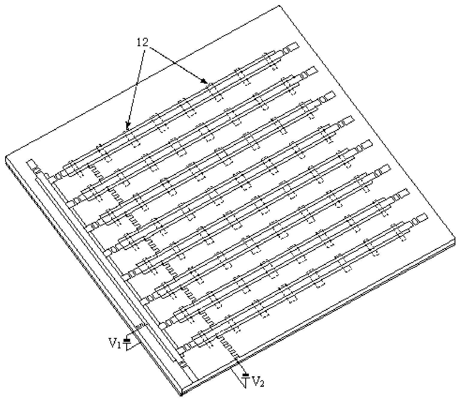 Single-board microstrip slot phased-array antenna with simple beam control system