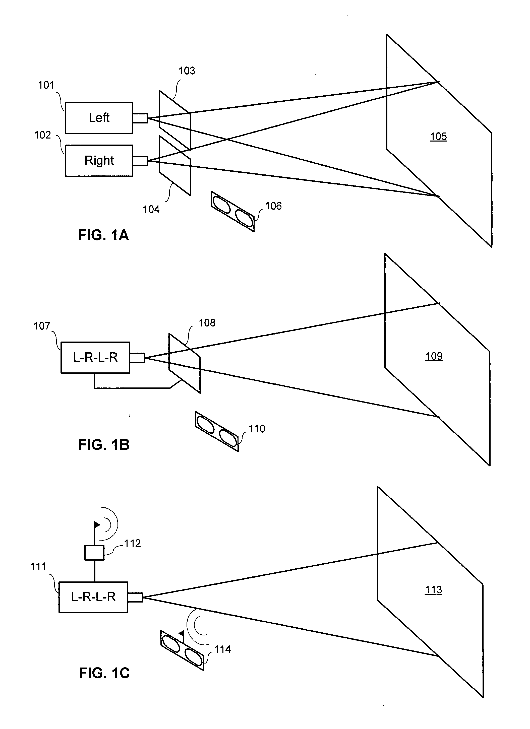 Projection of stereoscopic images using linearly polarized light