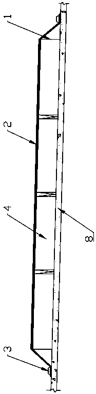 Steam-curing constant-temperature thermal insulation system for large-area inclined concrete pavement