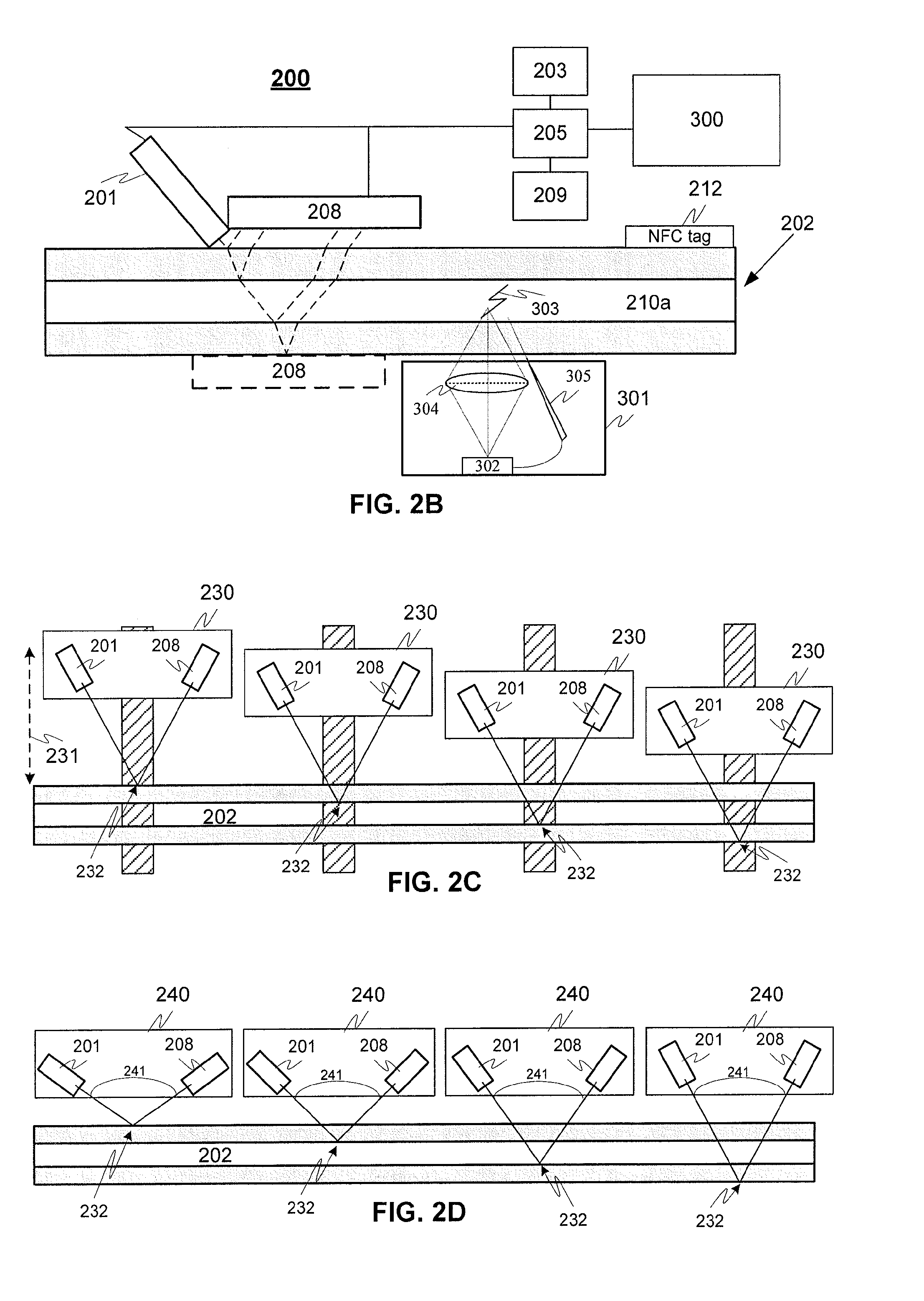 Method and device for measuring gas component concentration inside a glass unit