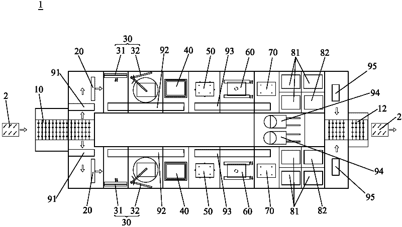 Gluing system and gluing method of base plates