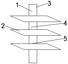 Placing rack with lifting and stretching functions for network platform