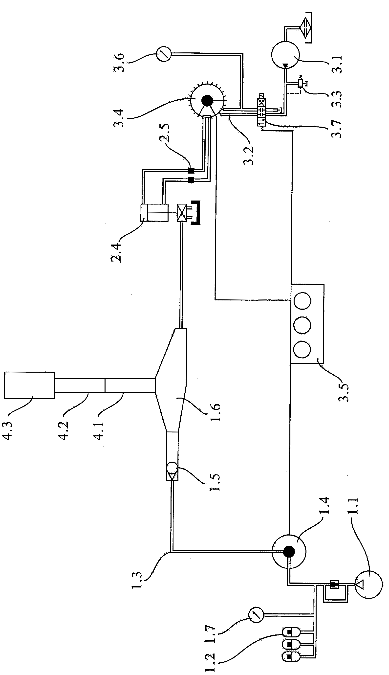 Method for air-water backwashing and surface cleaning natural filter bed filter material and a cleaning control system thereof