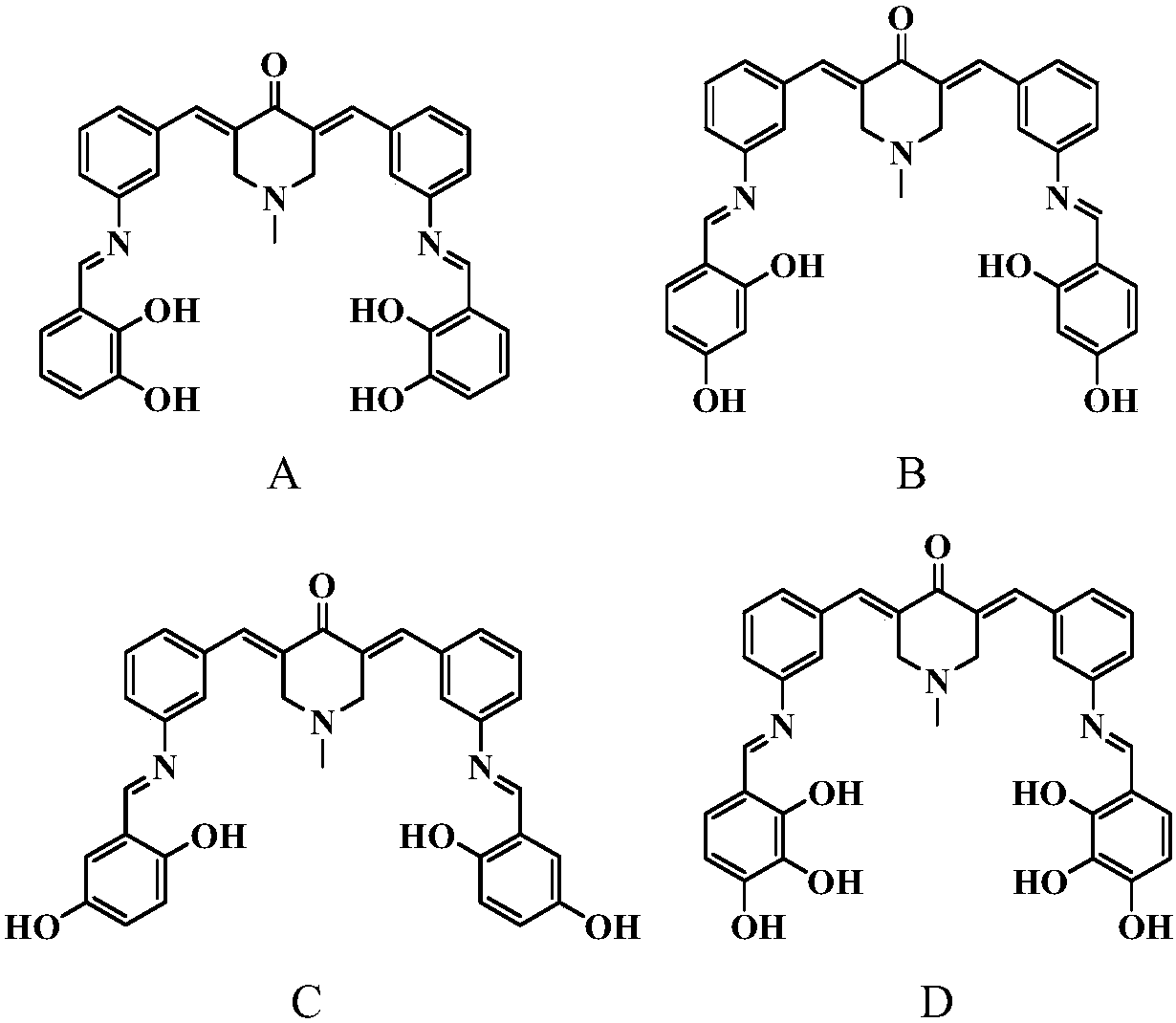 Piperidone derivatives with antitumor activity and preparation method thereof