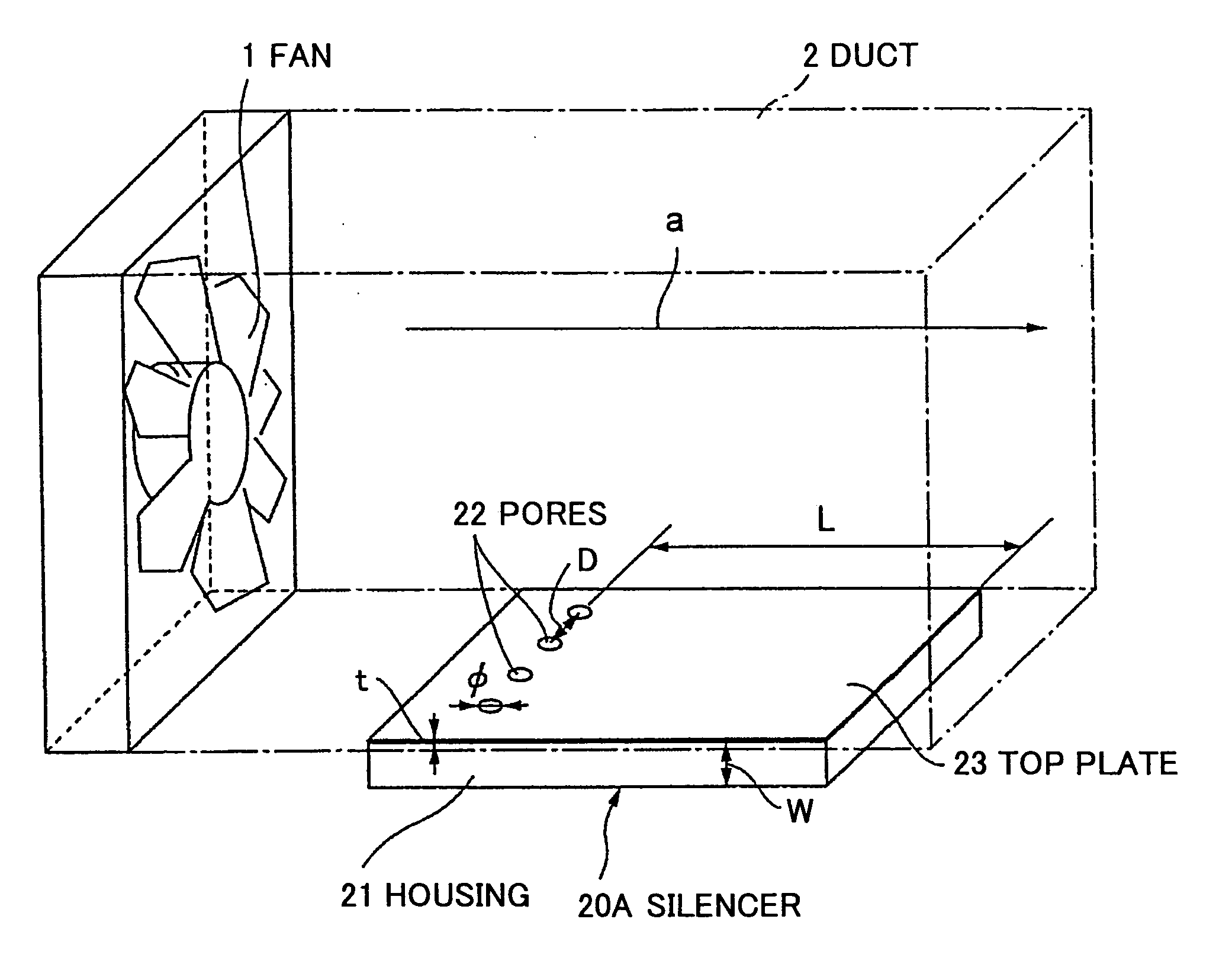 Silencer and electronic equipment