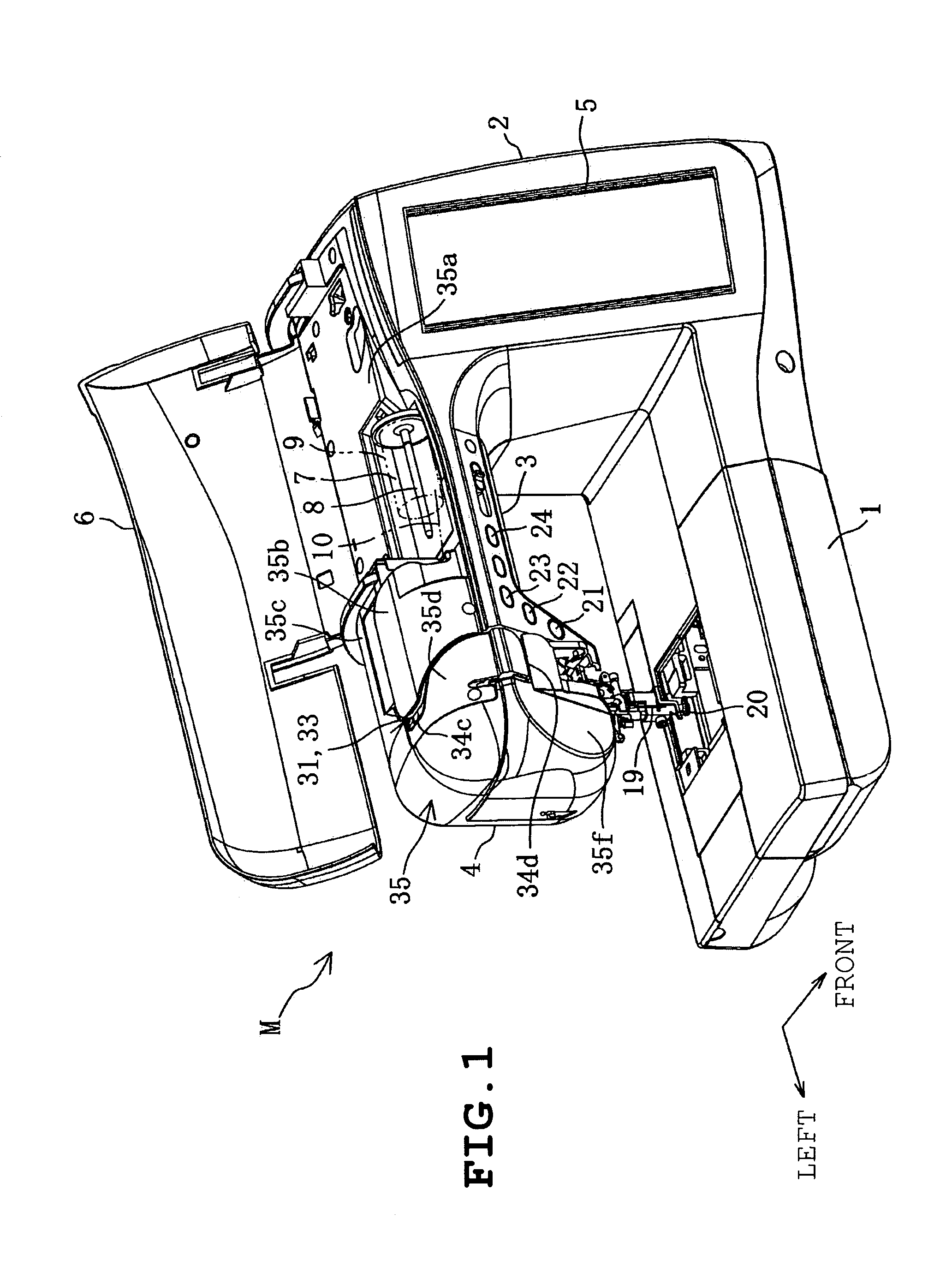 Sewing machine with automatic threading mechanism