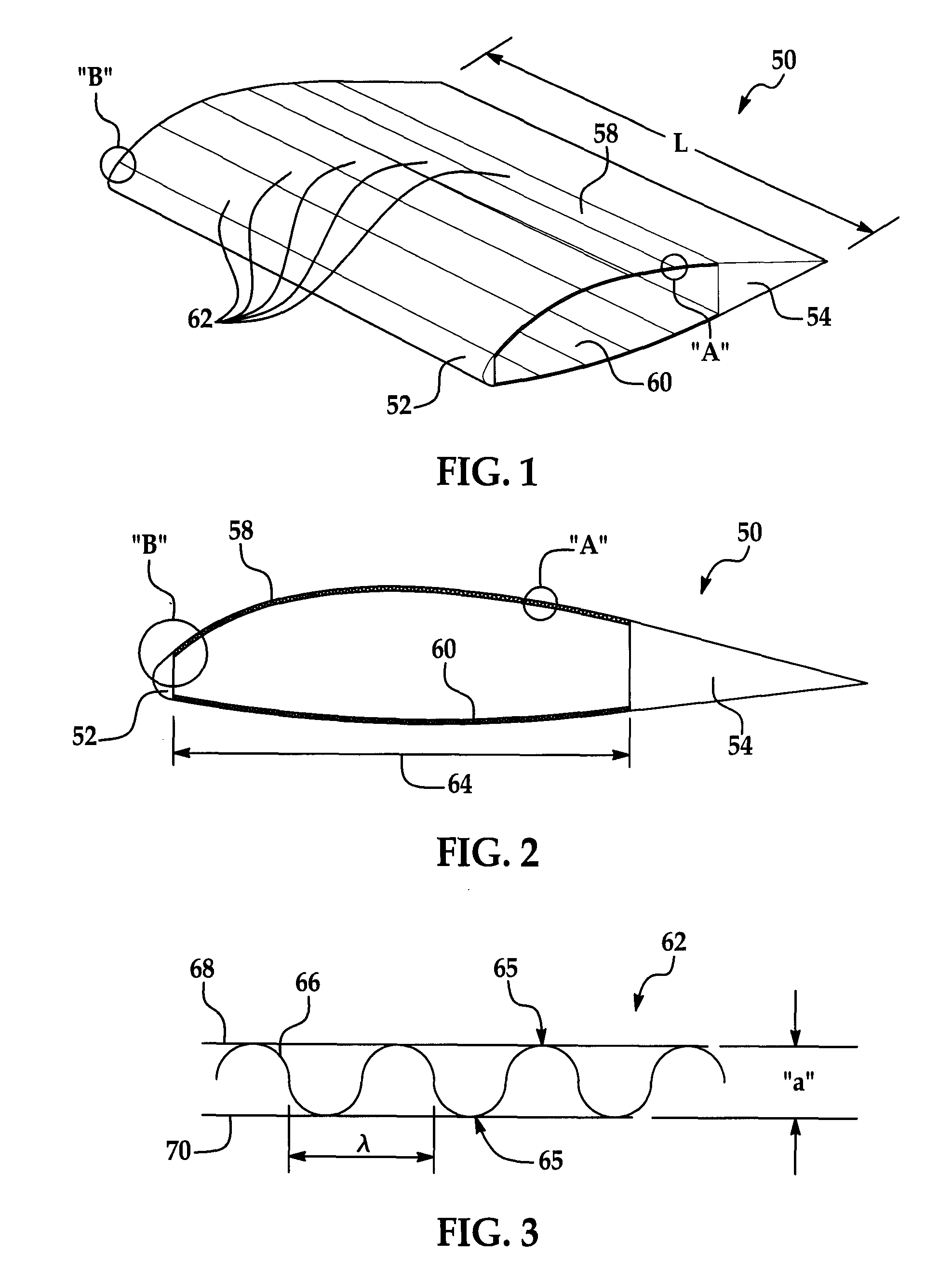Aircraft wings having continuously tailored structural strength