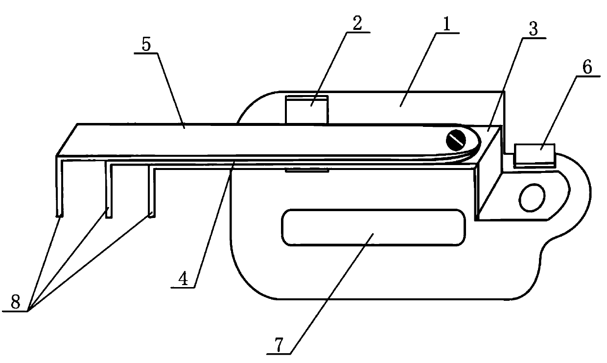Multifunctional movable sewing edge retaining device