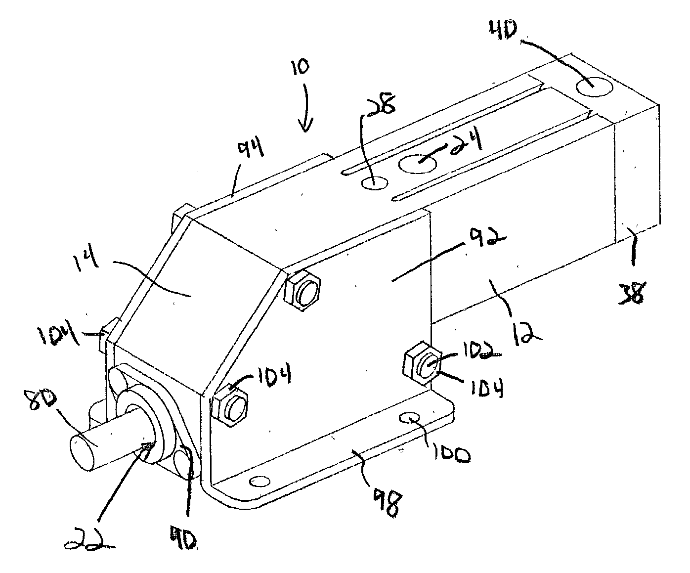 Enclosed power clamp