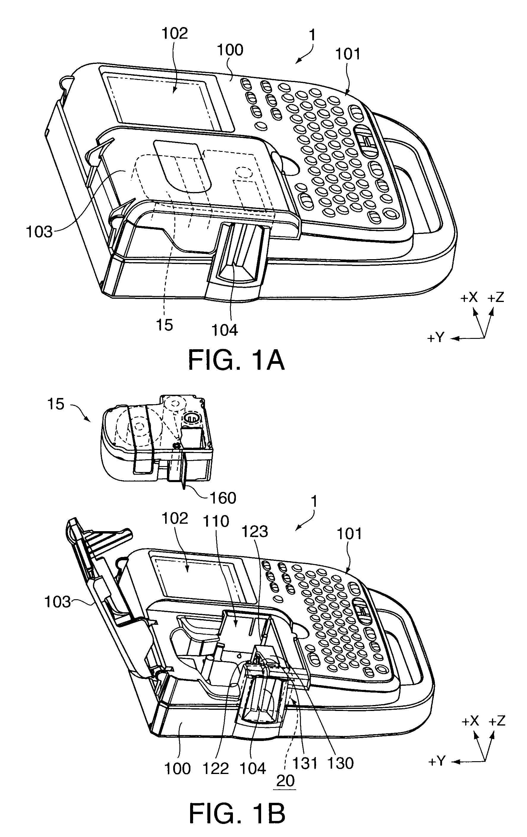 Cutting device and tape printing apparatus equipped therewith