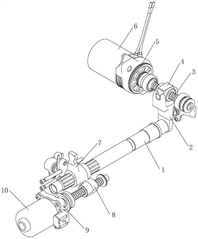 AMT gear selecting and shifting actuator and transmission