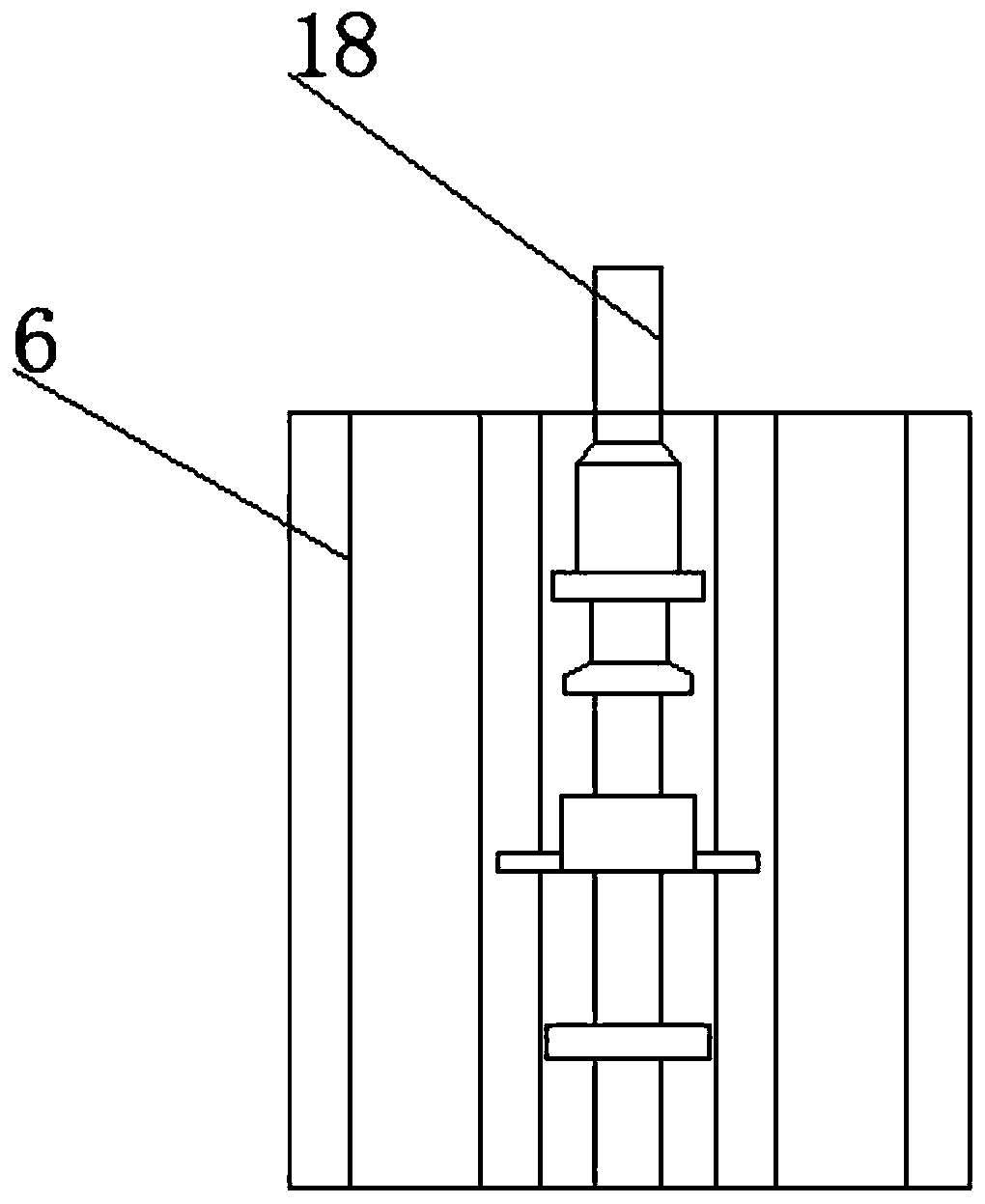 Plastic cover outer label detecting and cover collecting device