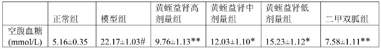 Traditional Chinese medicine composition for treating diabetic nephropathy and application thereof