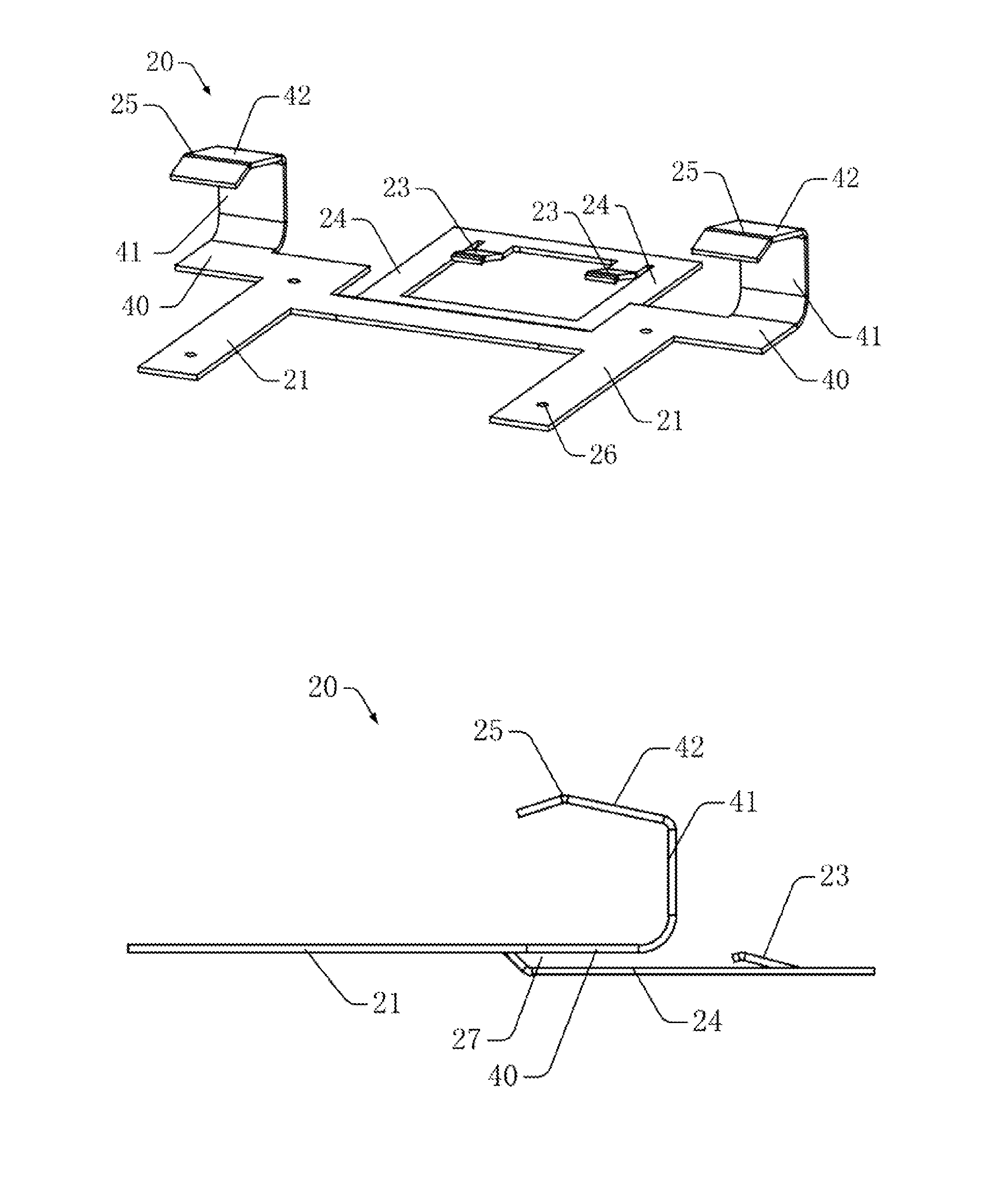 Mounting bracket for junction box, junction box with the mounting bracket, and solar cell module