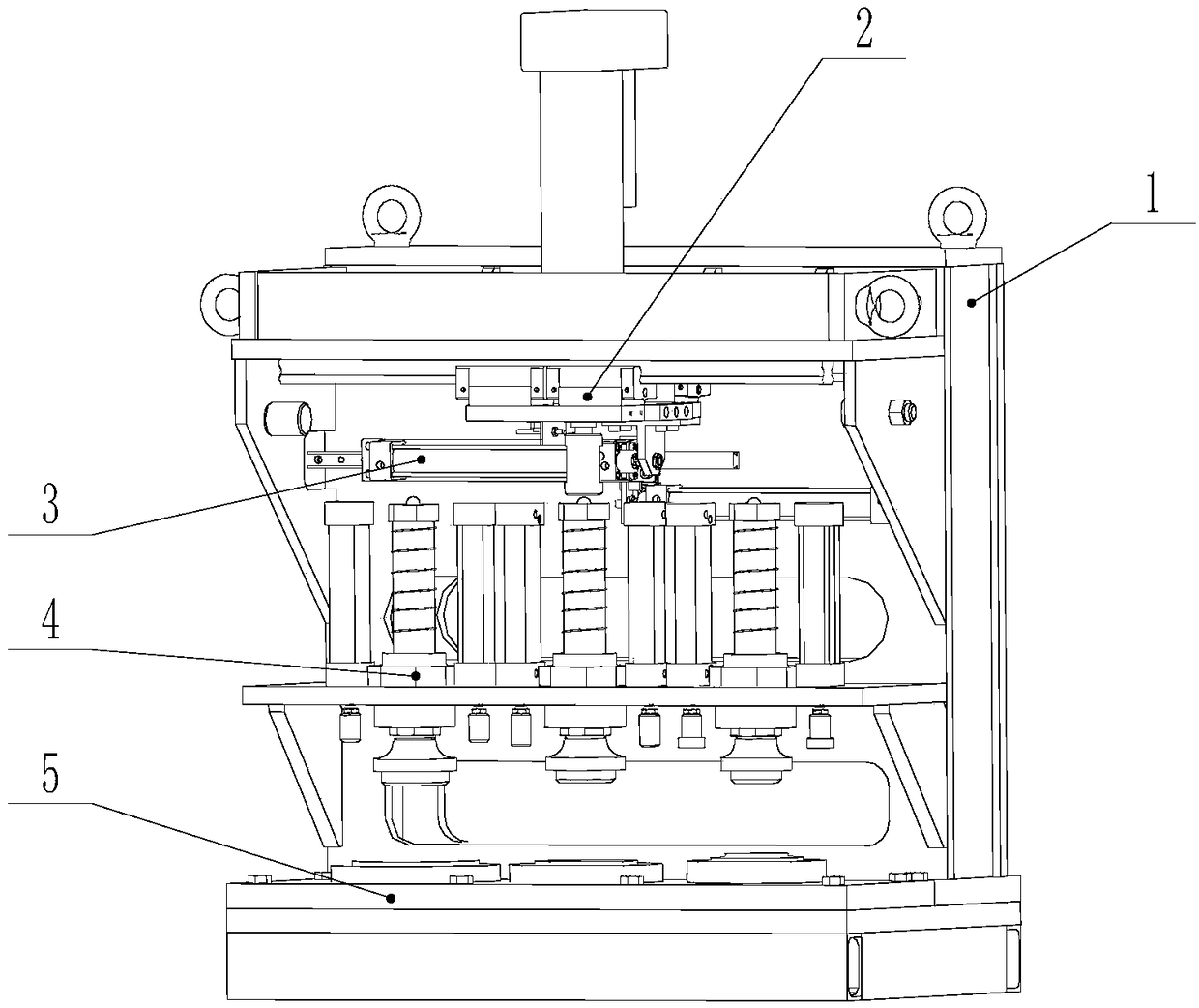 Framework oil seal automatic pressing machine