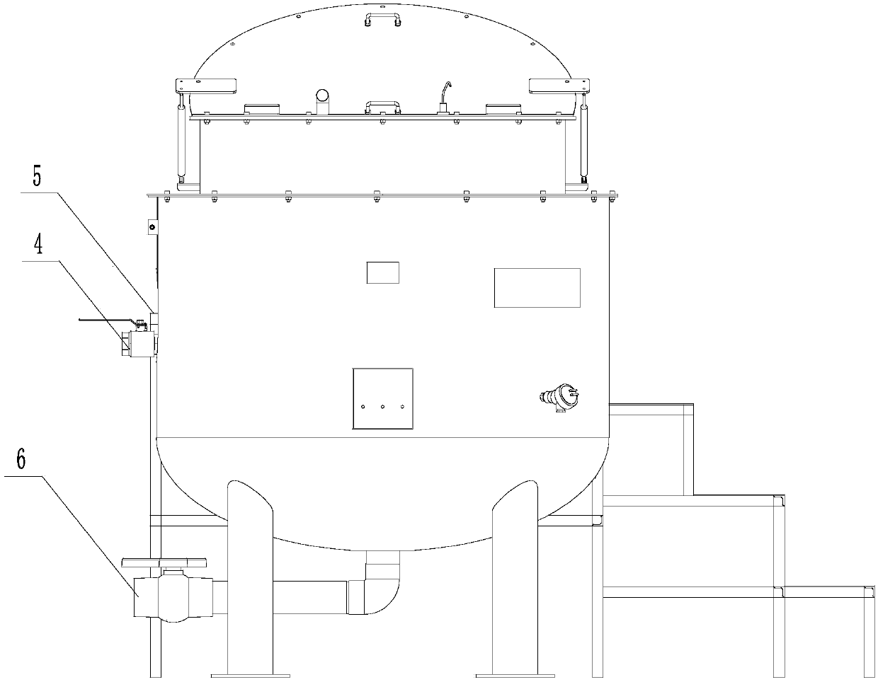 Equipment for purifying oil with far-infrared radiation heat transfer