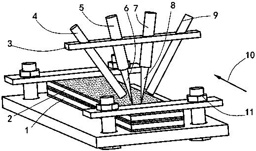 Galvanized steel sheet double-beam laser splicing and welding method and system