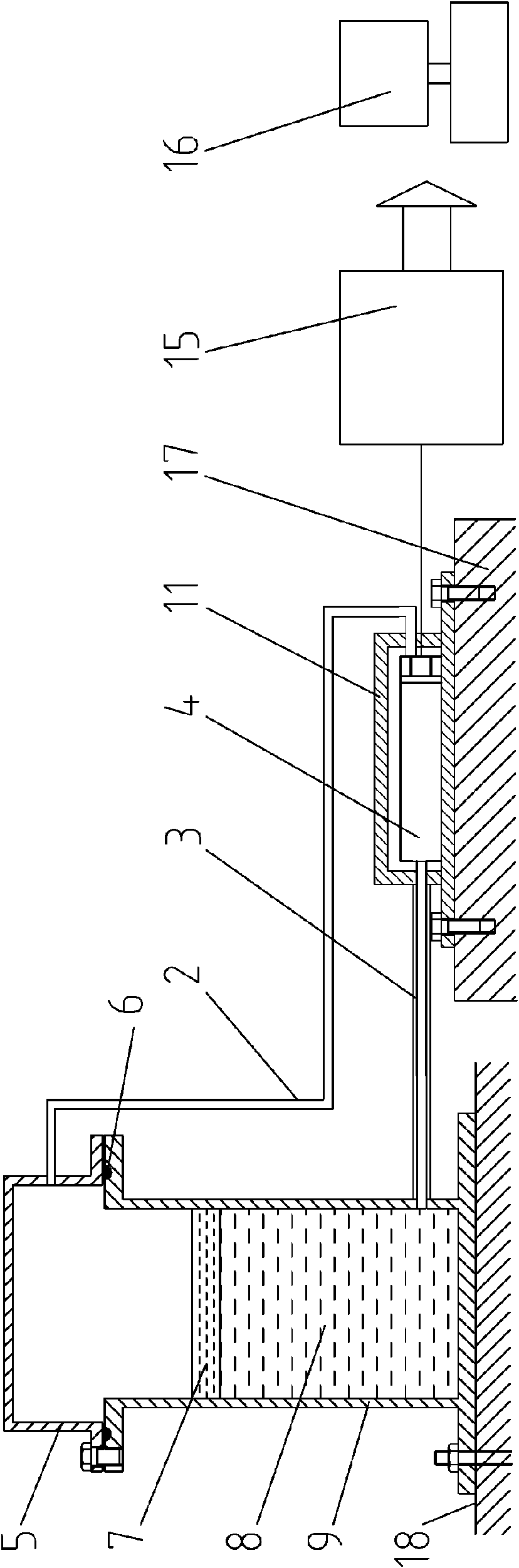 High-speed railway structure settlement monitoring device and monitoring method