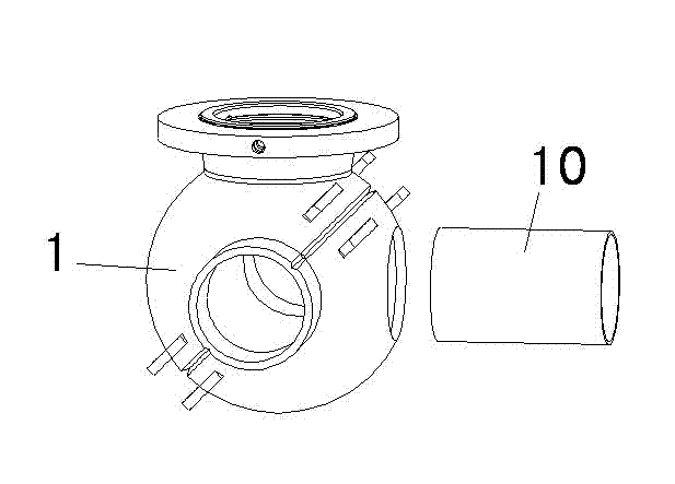Spherical pipe connector