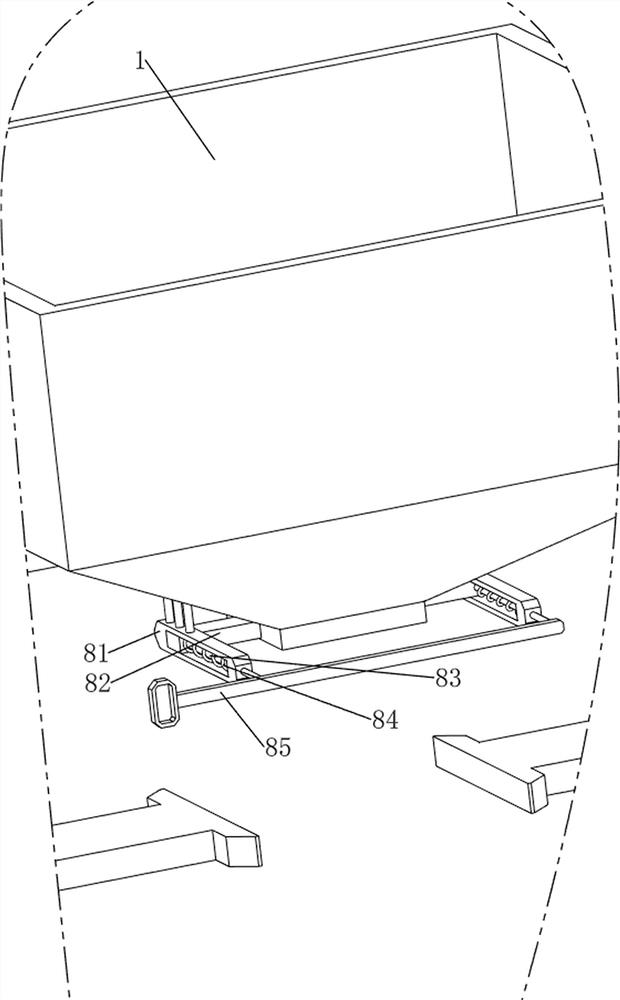 Forage grass crushing device for animal husbandry