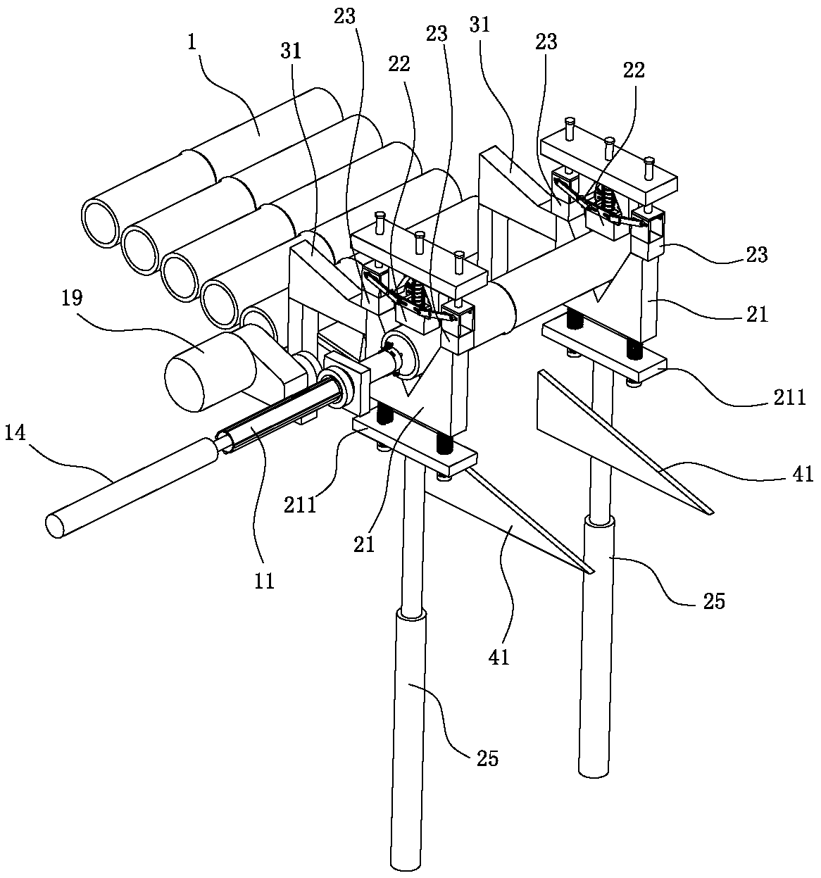 Furniture bamboo material joint removing method