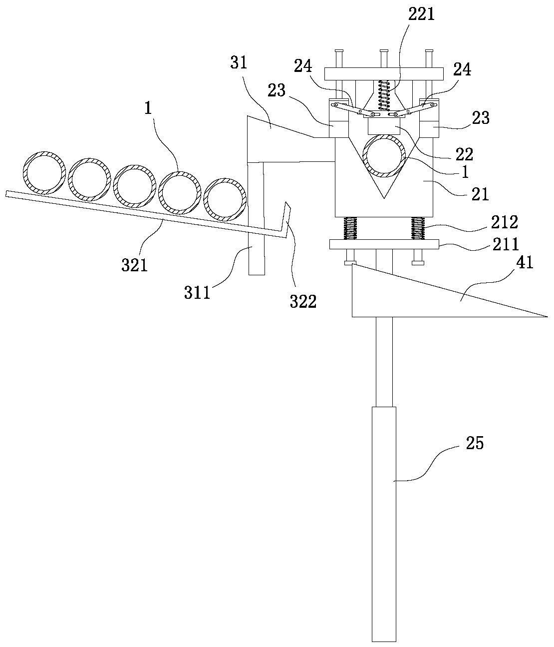 Furniture bamboo material joint removing method