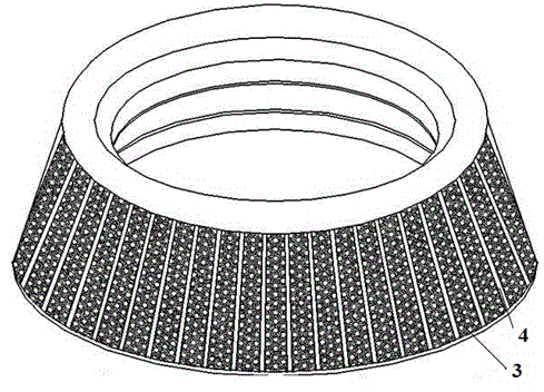 Method for manufacturing cellular ceramic-metal composite vertical mill roller